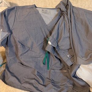 Figs Gray Scrub Set for Men